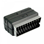 Scart Plug to BNC Socket Adaptor For CCTV Camera Monitor