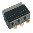 Scart Plug to BNC Socket Adaptor For CCTV Camera Monitor