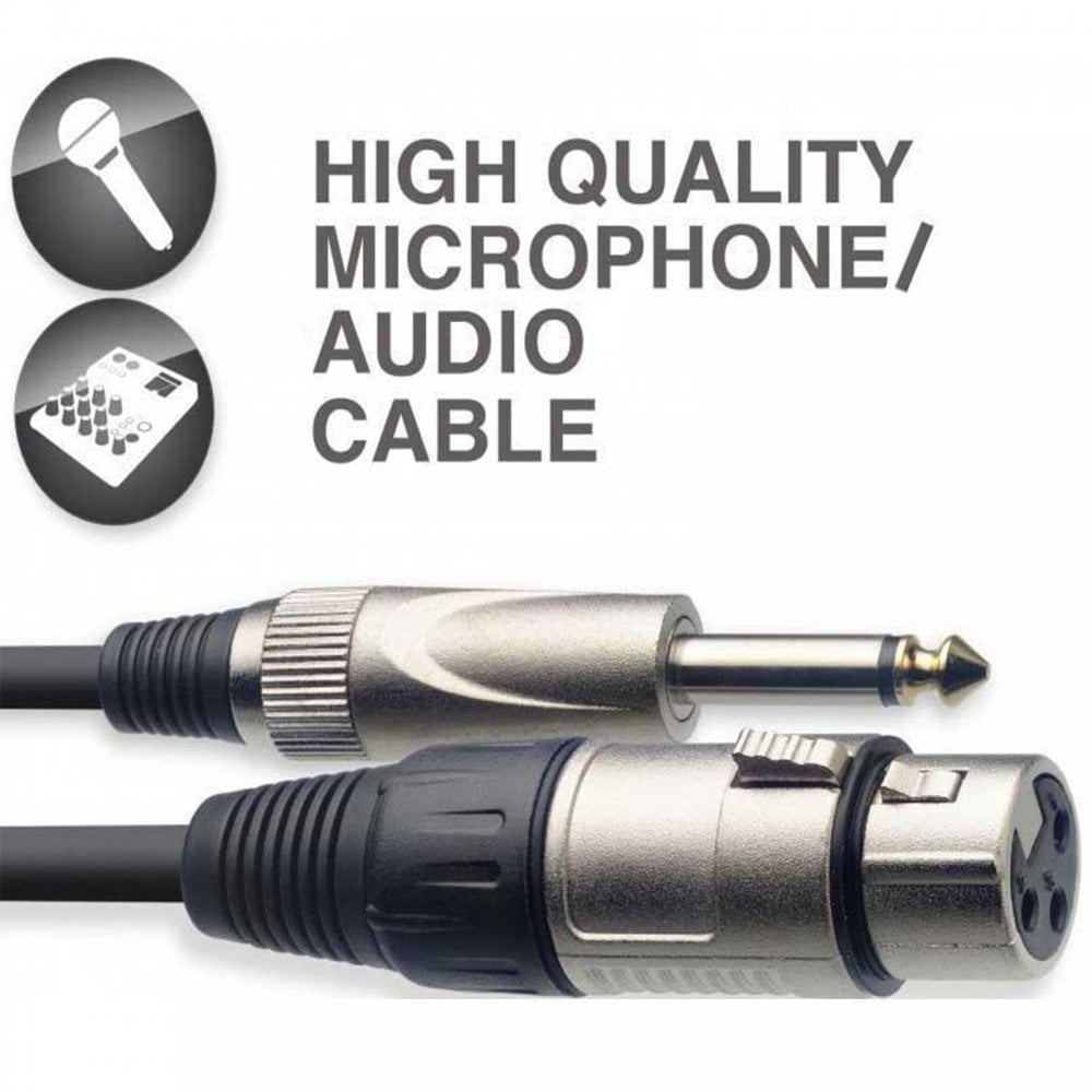 3m jack to XLR Microphone Lead