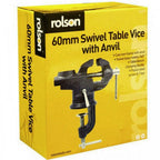 360 Swivel Base Rotate 60mm Jaw Table Vice inc Anvil & Work bench Clamp