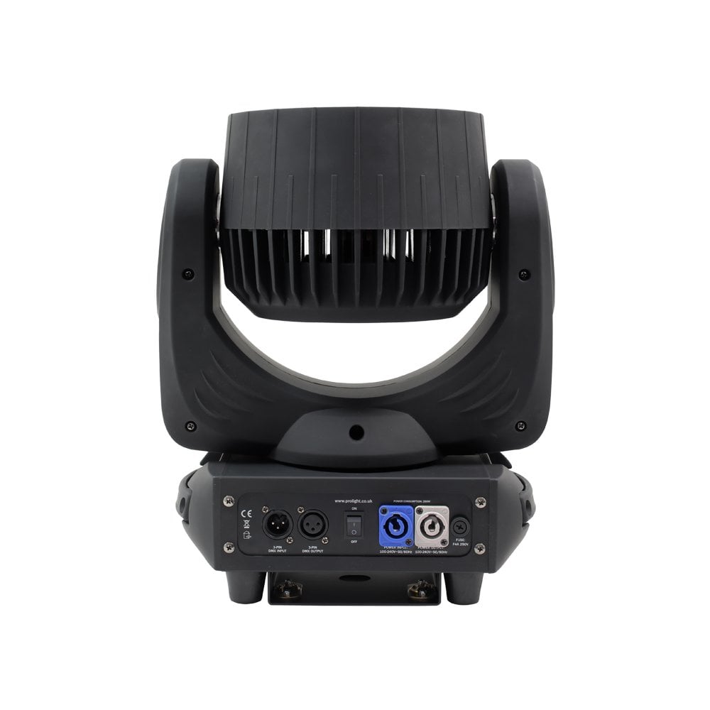 Quad Colour LED Moving Head Wash with Zoom