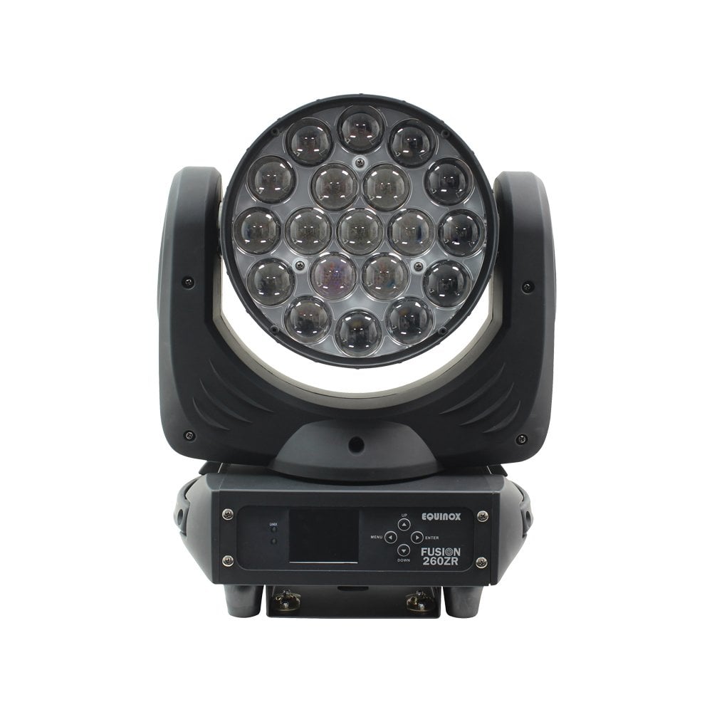 Quad Colour LED Moving Head Wash with Zoom