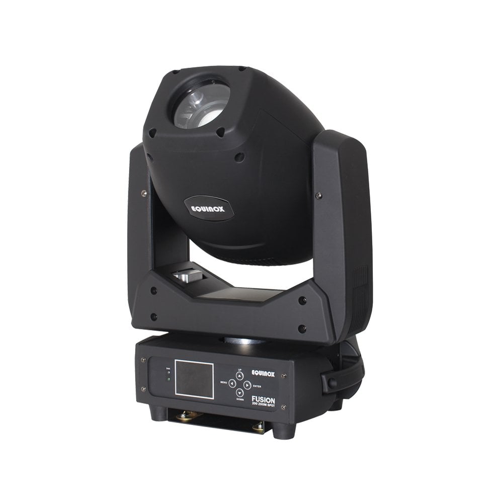 Fusion 200W LED Moving Head Prism Zoom Spot (Black)