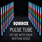 Pulse Tube Rechargeable Colour Changing LED Effect 4 Pack