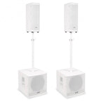 Ventis VN2000 3200w Speaker System In White & Covers