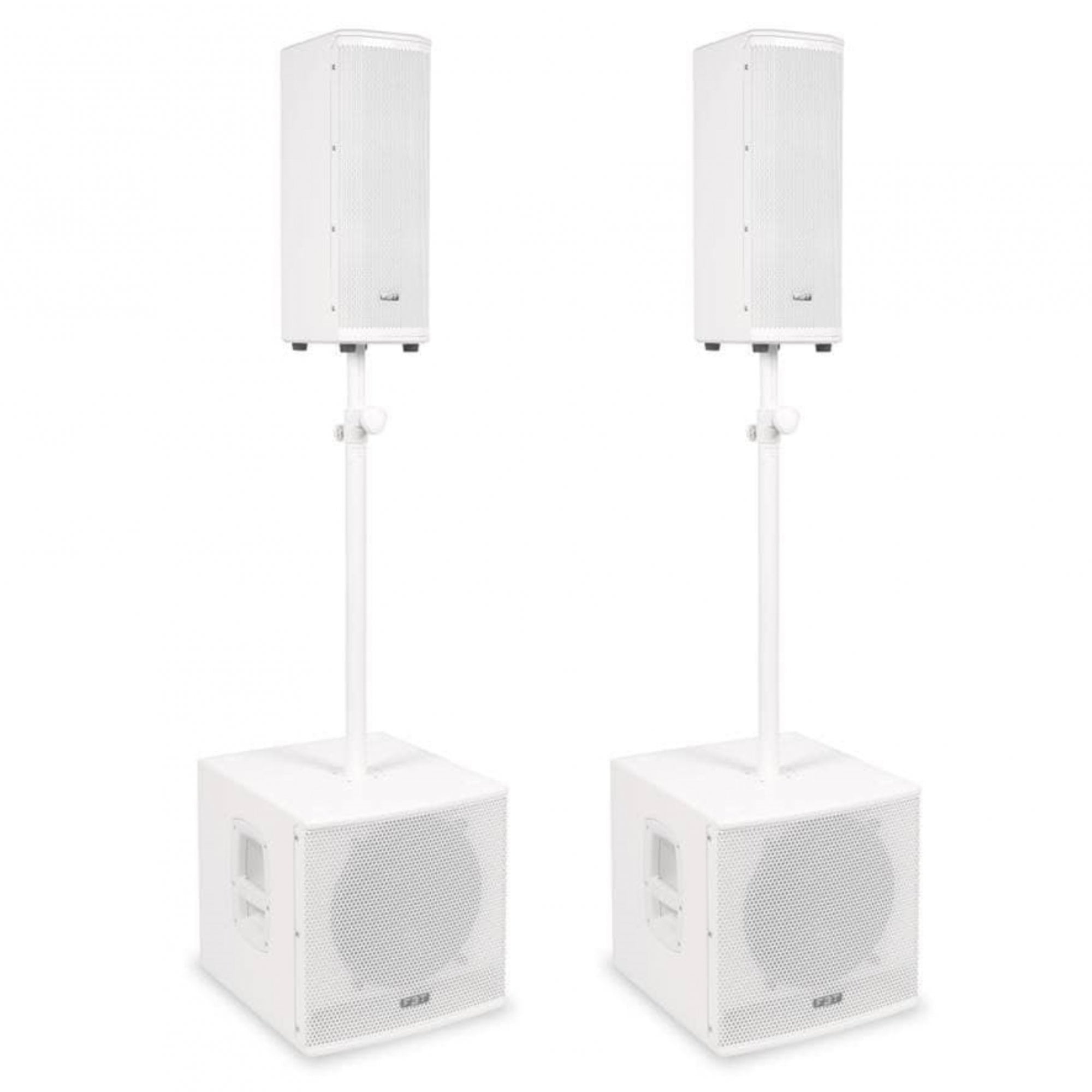 Ventis VN2000 3200w Speaker System In White & Covers