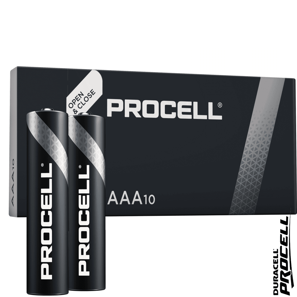 Procell AAA LR03 ID2400 Batteries | Box of 10 | MX2400 K3A MN2400 PC1500 AM4 4003