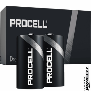 Procell D LR20 ID1300 Batteries | Box of 10 | DUR2200D-B8 HR20 MN1300 MONO