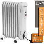 7 Fin Oil Filled Radiator 1500w