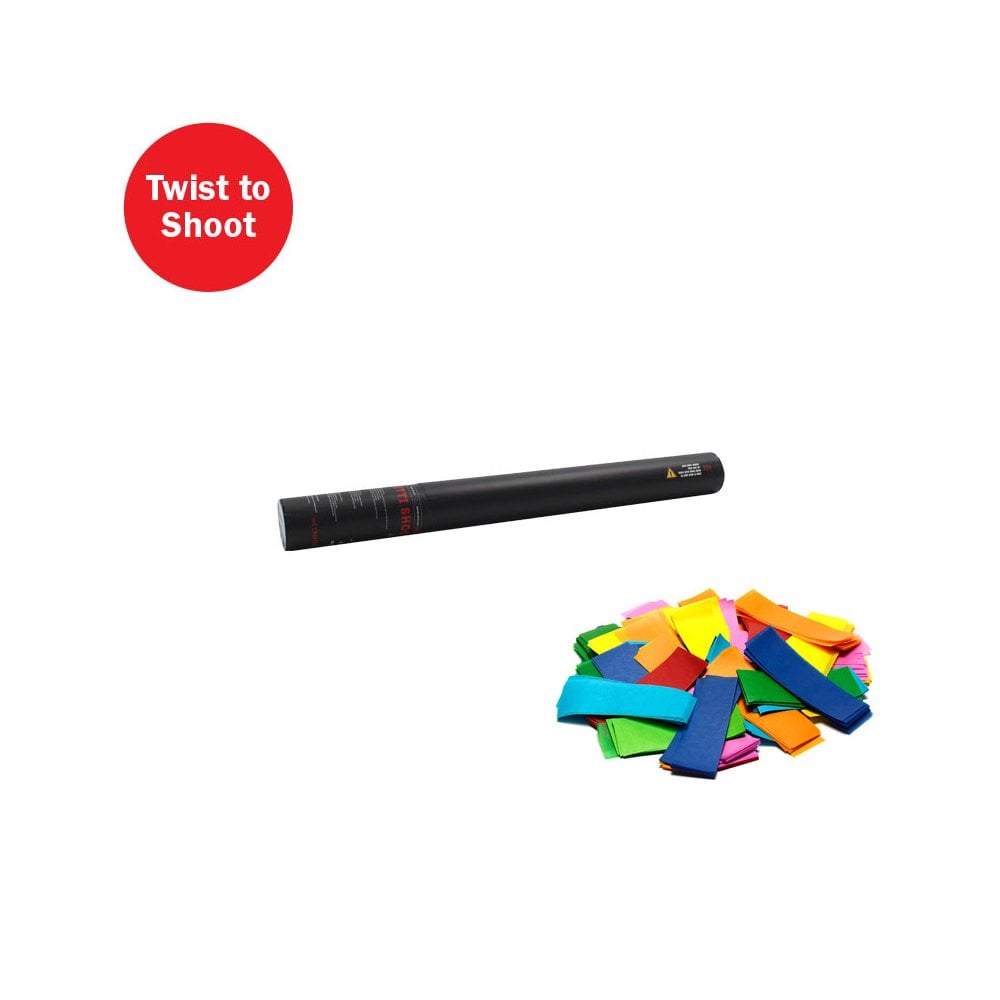 Handheld Confetti Cannon 50cm Multicoloured