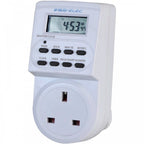 20 Programme 24hr Timer Plug Socket Switch on Rundown off facility