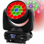 Quad Colour LED Moving Head Wash with Zoom
