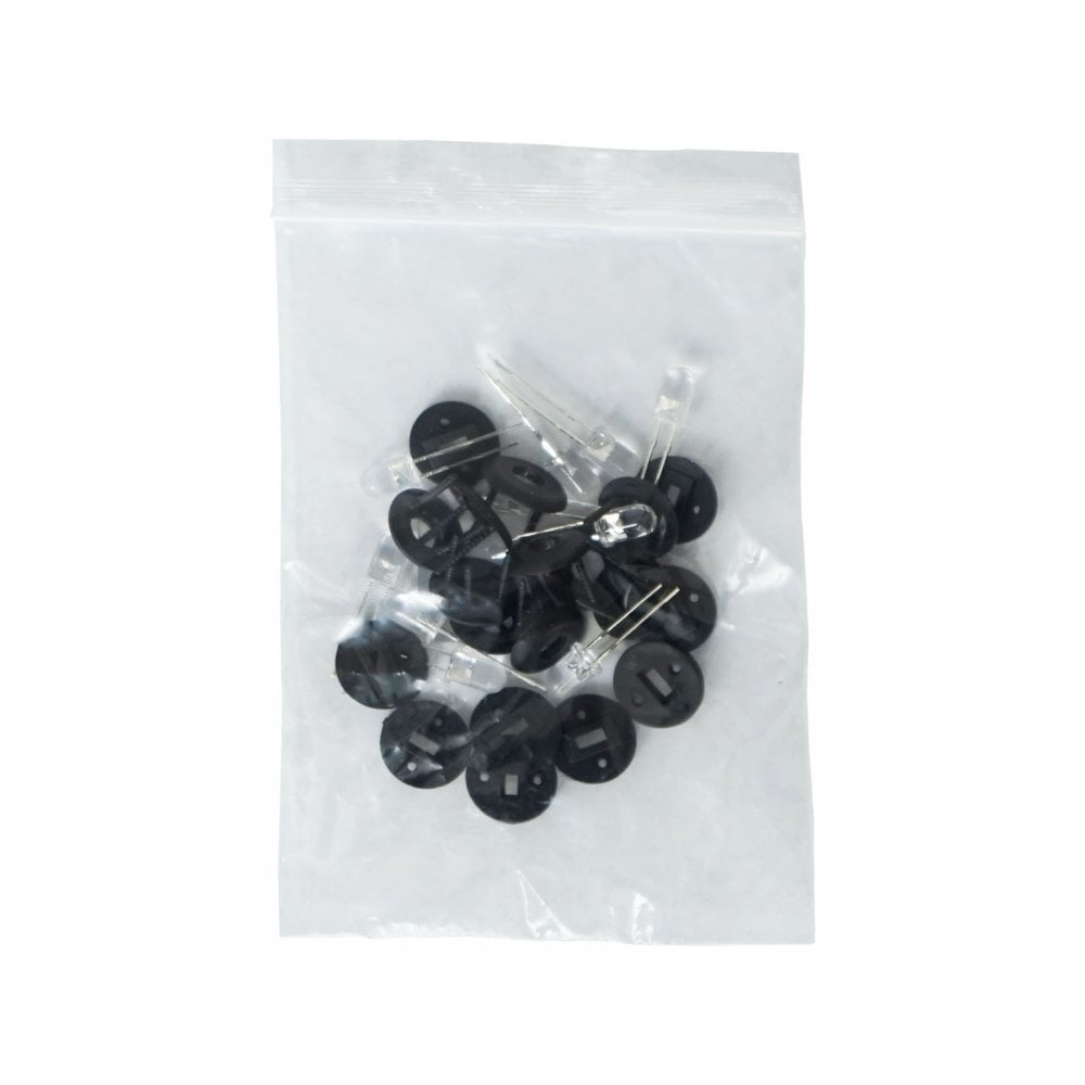 Replacement Pack of 10 Starcloth Cool White LED & Holder Pack