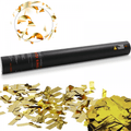 Handheld Confetti Cannon 50cm Gold Metallic