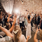 Handheld Confetti Cannon 50cm Gold Metallic