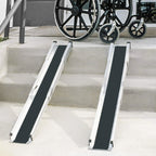 Telescopic Channel Ramps For Wheelchairs and Scooters inc Case