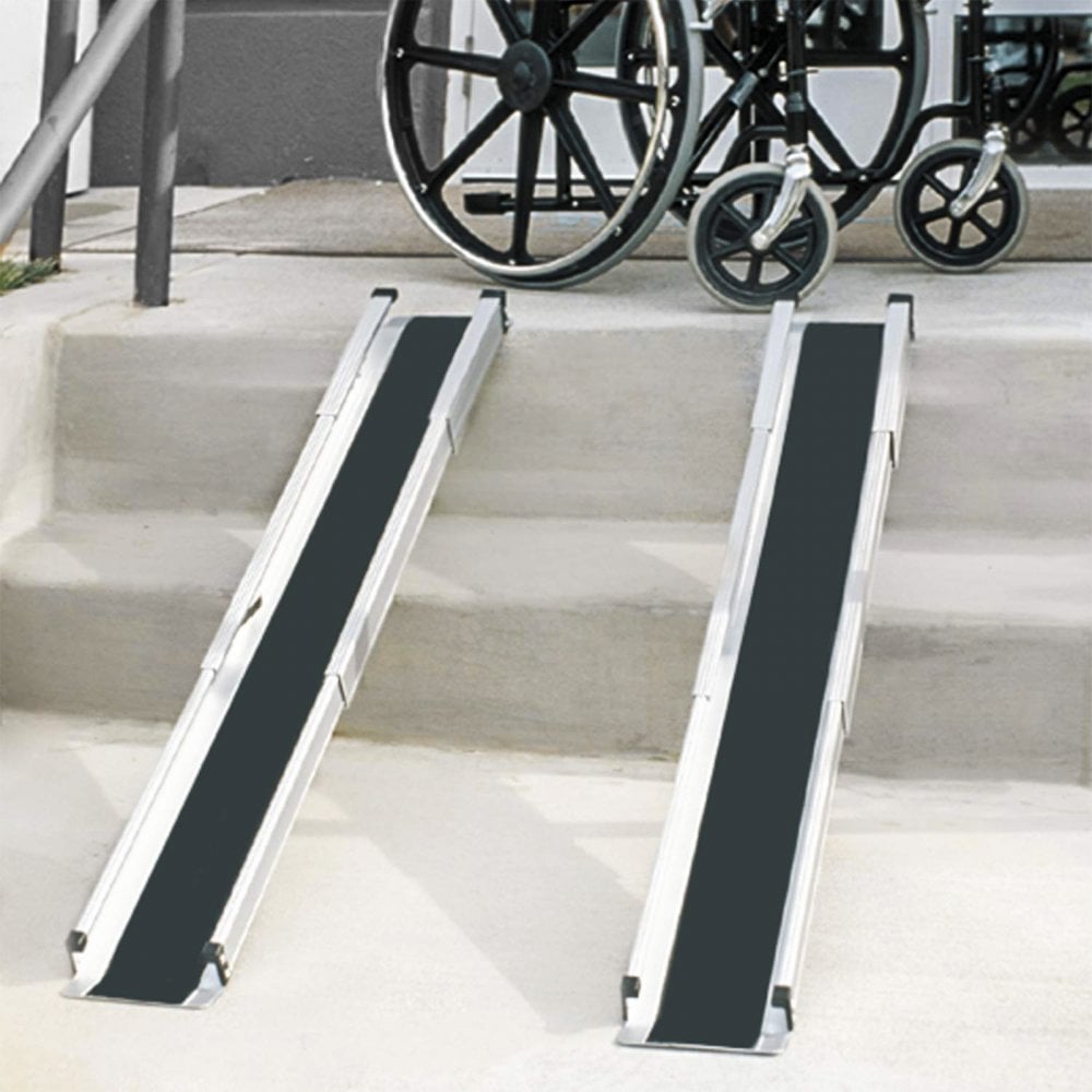 Telescopic Channel Ramps For Wheelchairs and Scooters inc Case