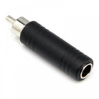 RCA Phono Plug to 6.35mm 1/4" Stereo Jack Socket Adapter
