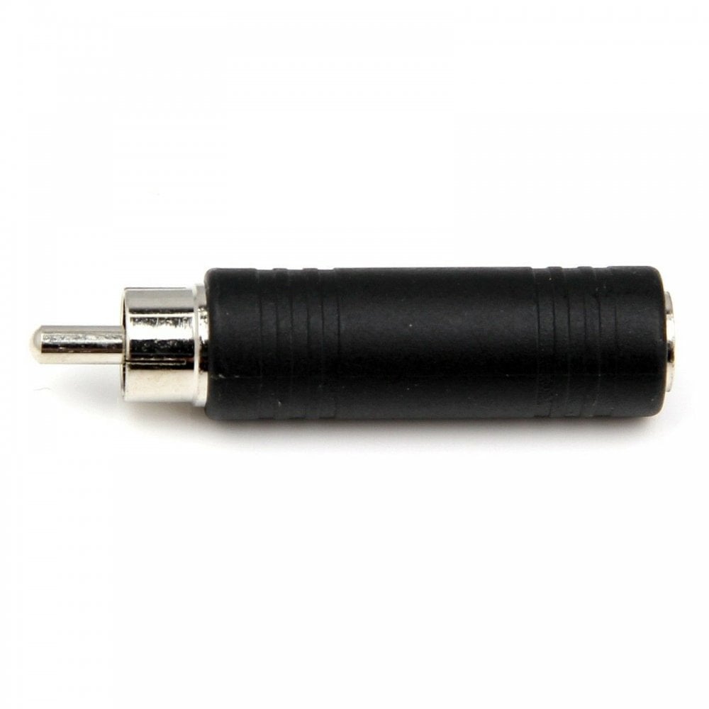 RCA Phono Plug to 6.35mm 1/4" Mono Jack Socket Adapter