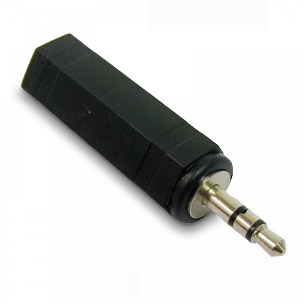3.5mm Stereo Jack to 6.35mm 1/4" Stereo Socket Adapter