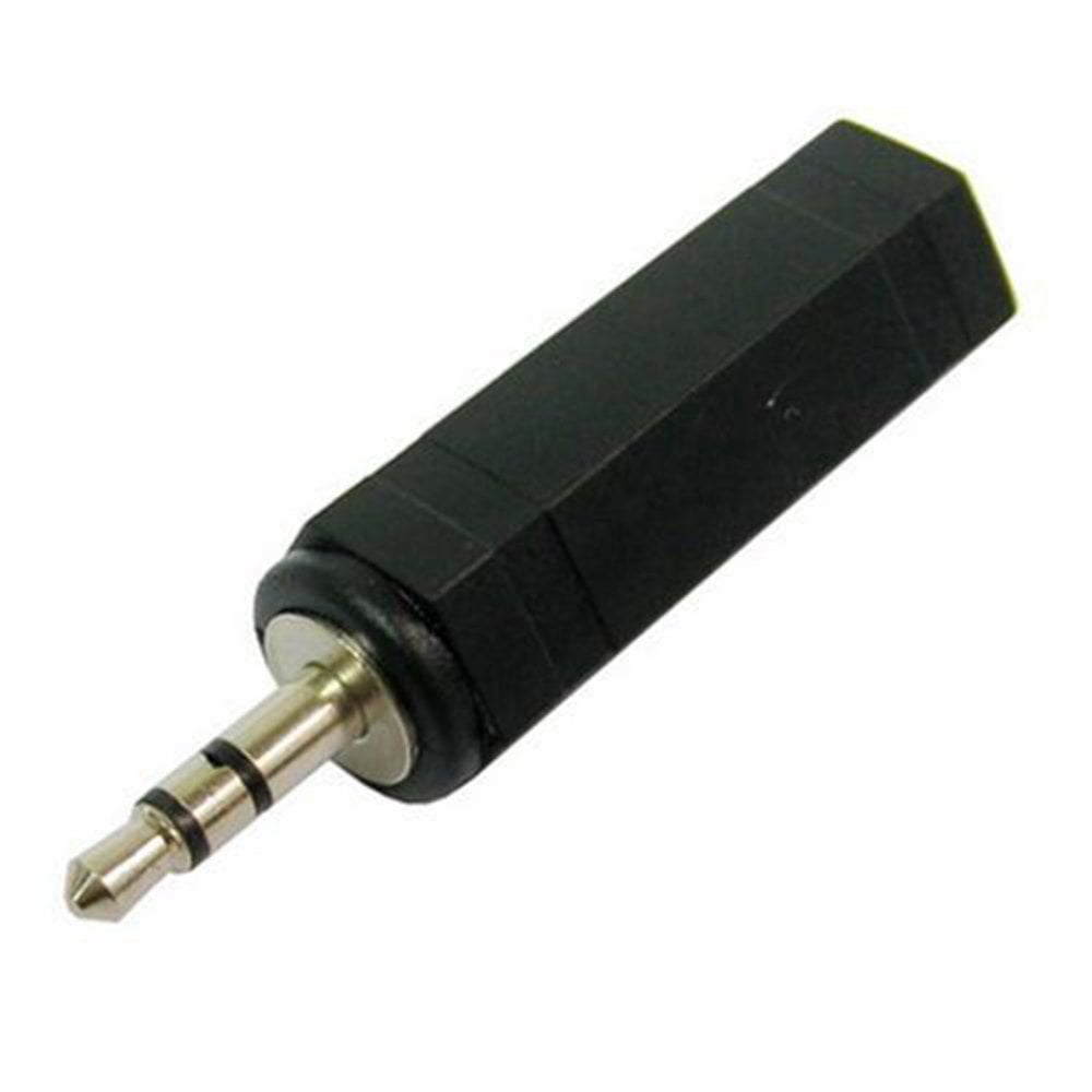 3.5mm Stereo Jack to 6.35mm 1/4" Stereo Socket Adapter