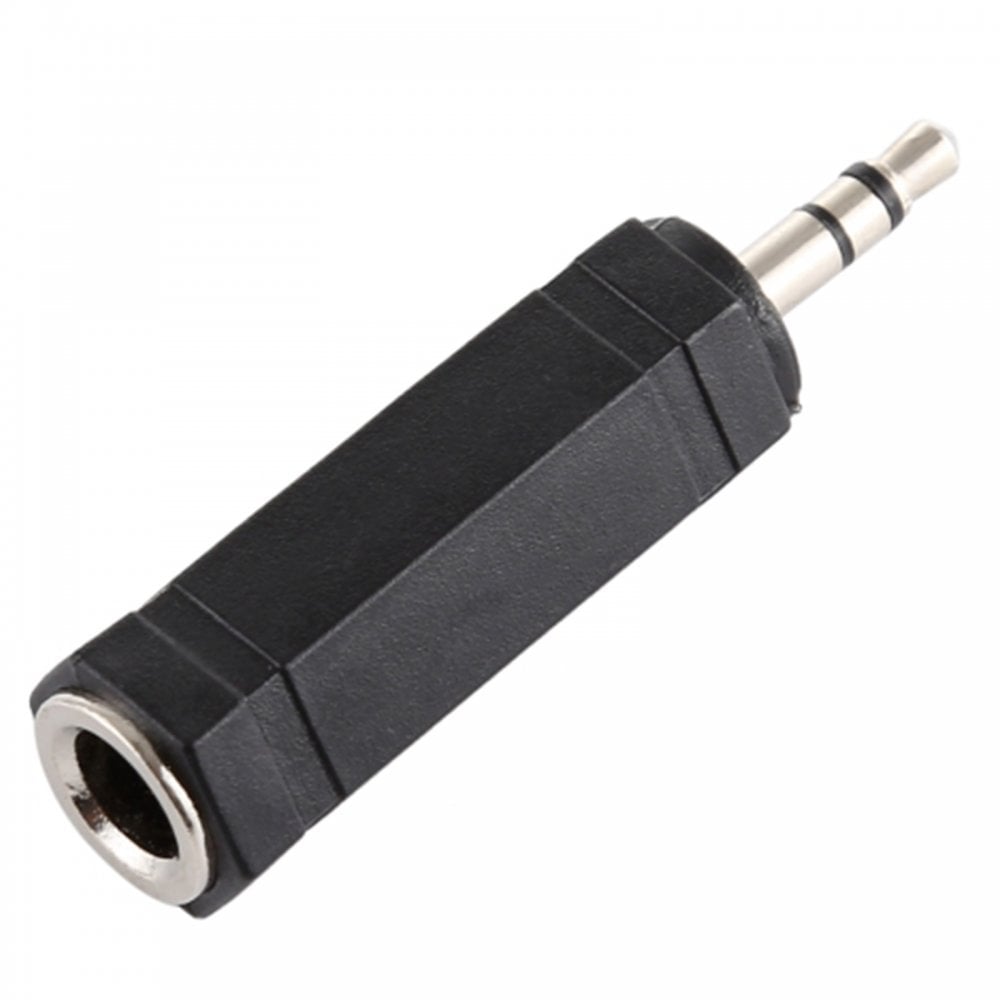 3.5mm Stereo Jack to 6.35mm 1/4" Stereo Socket Adapter