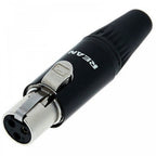 Rean RT3FC-B Mini Female 3 Pin XLR Line Connector