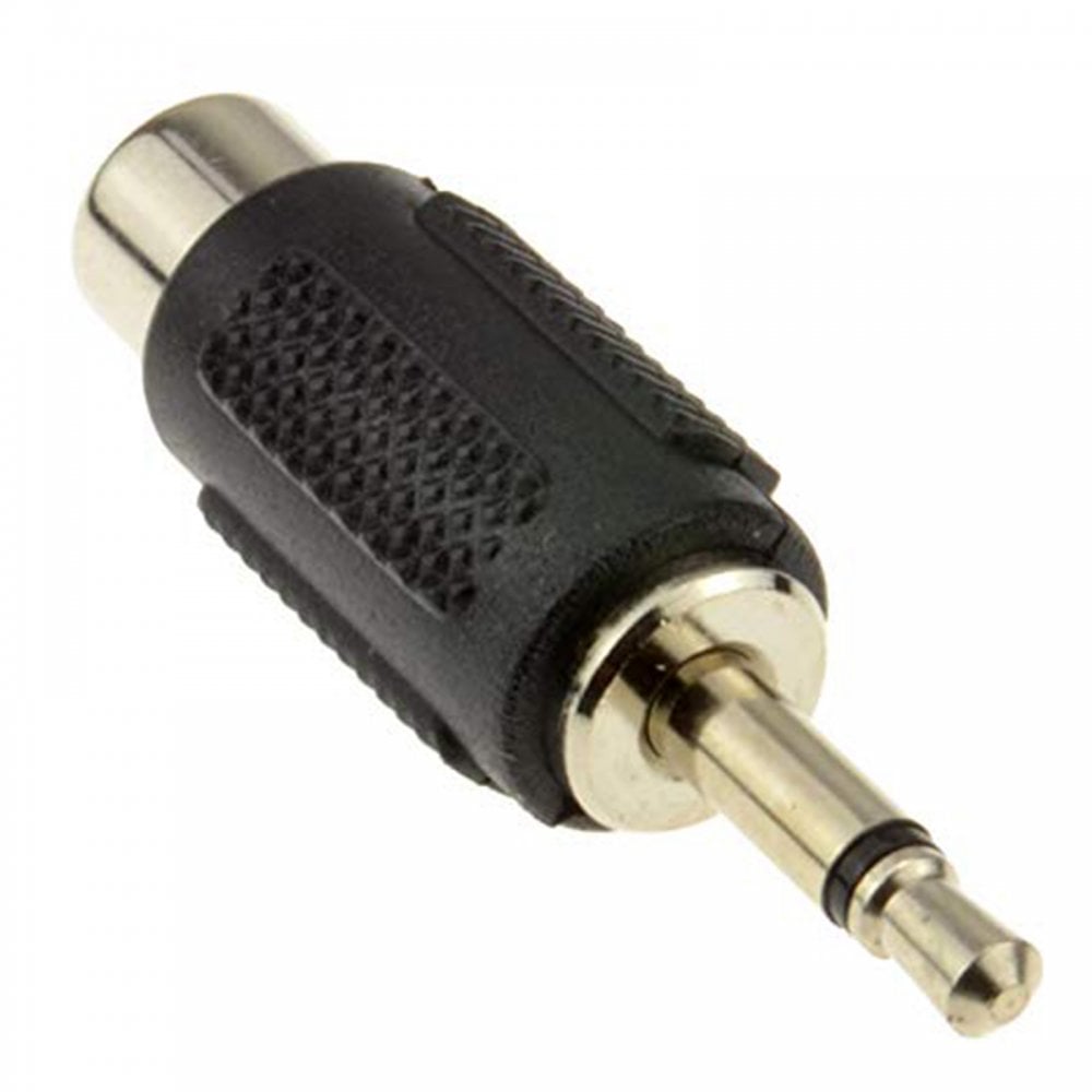 3.5mm Mono Jack Plug Male to RCA Phono Socket Adapter