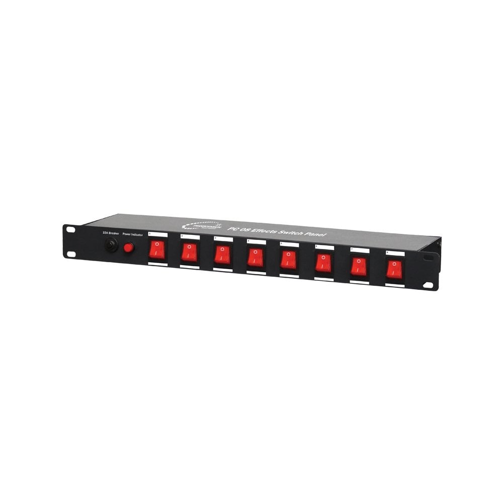 PC-08 Power Panel 8 Switch Control IEC Connection 10A Per Channel