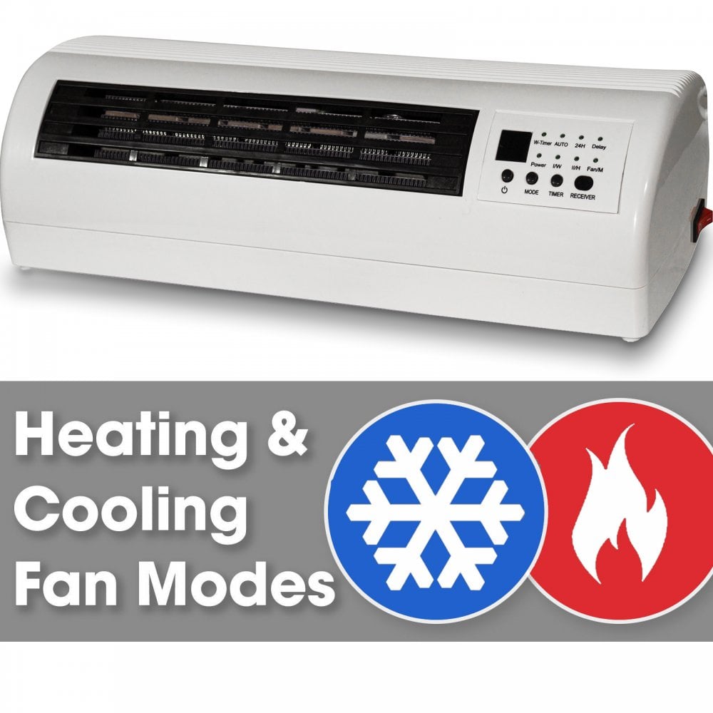 2kw Electric Over Door Warm Air Curtain Fan Wall Heater