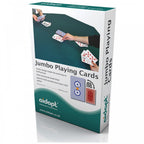 Set of 4 Playing Card Holders Inc Jumbo Playing Cards Bridge Poker Game