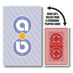 Set of 4 Playing Card Holders Inc Jumbo Playing Cards Bridge Poker Game