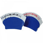 Set of 4 Playing Card Holders Inc Jumbo Playing Cards Bridge Poker Game