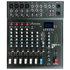 8 Channel Mixer Desk USB SD Recorder 16 DSP Effects