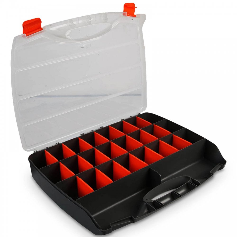 Polyporpylene Parts Box Organiser 24 Compartments, Adjustable Sizes