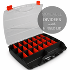 Polyporpylene Parts Box Organiser 24 Compartments, Adjustable Sizes
