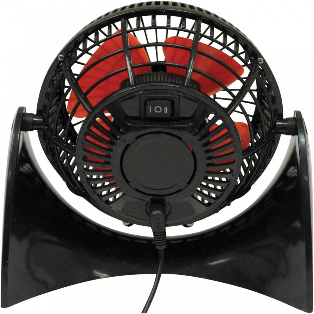 Mini USB Desk Fan Adjustable Head Retro Style
