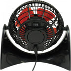 Mini USB Desk Fan Adjustable Head Retro Style