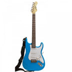 Blue Electric Guitar inc Strap