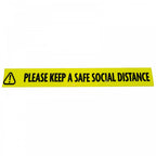 Social Distance and Hazard Warning Tape 50mm x 33m