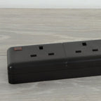 Rewirable 6 Gang Trailing UK Mains Socket