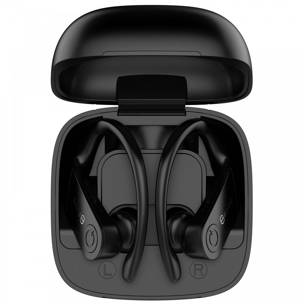 Splashproof True Wireless Sports Earphones & Charging Case