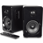 Pair of Black 30W Active Monitor / Bookshelf Speaker