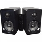 Pair of Black 30W Active Monitor / Bookshelf Speaker