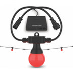 Festoon 2 RGB IP54 rated DMX & Stand Alone with 20 RGB LED Bulbs