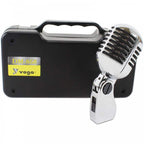 50s Style Retro Chrome Dynamic Microphone