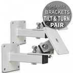 Heavy Duty Speaker Wall Bracket with Tilt and Turn