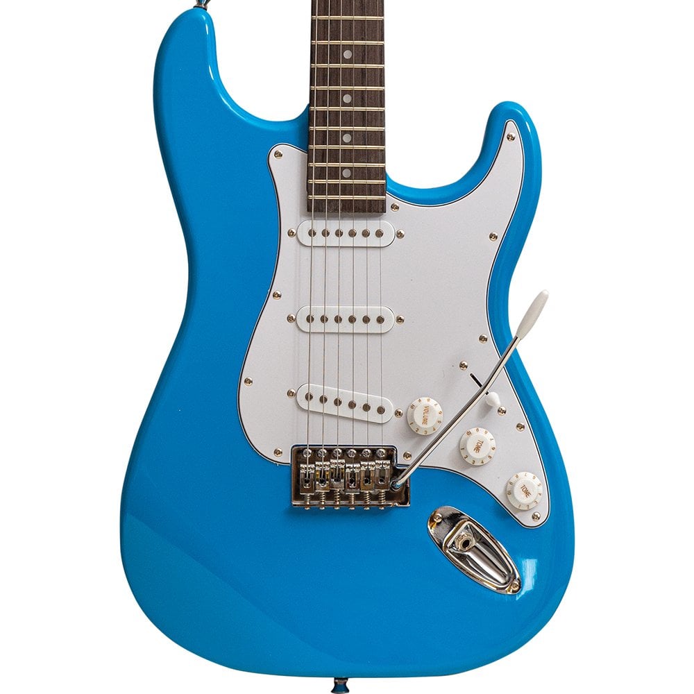Blue Electric Guitar inc Strap