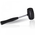 16oz Tubular Steel Rubber Mallet with Rubber Grip