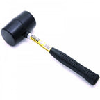 16oz Tubular Steel Rubber Mallet with Rubber Grip